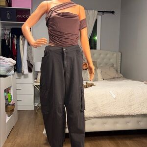 Wild Fable Charcoal Cargo Pants